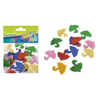 Ilustracja produktu Craft With Fun Ozdoba Dekoracyjna Parasole Brokatowe Samoprzylepne 339117